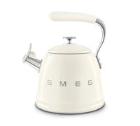 Smeg Bollitore con fischio 50's Style - Panna LUCIDO - WKF01CR Smeg