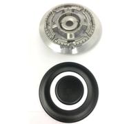 SMEG BRUCIATORE SPARTIFIAMMA CUCINA SATINATO TRIPLA CORONA ORIGINALE SABAF