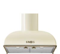 Smeg Cappa aspirante decorativa a muro KS59POE2 finitura panna da 60 cm