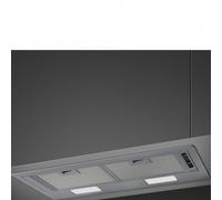 SMEG CAPPA ASPIRANTE INCASSO 73CM 75W C SILVER LUCE LED KSG70E NEW