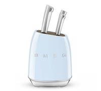 Smeg Ceppo con coltelli 50's Style - Azzurro LUCIDO - KBSF02PB