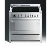 Smeg CS19ID-7 - forni e fornelli (Incasso, Acciaio inossidabile, Manopola, 70L, Gas naturale, 70L)