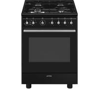 Smeg Concert CX61GMBL cucina Elettrico Gas Nero