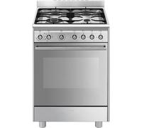 Smeg Cucina a Gas SX61GM 70 l Acciaio Inossidabile