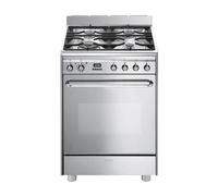 Smeg - Cucina CP60X9 con piano cottura a gas finitura inox da 60 cm