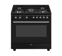 SMEG CUCINA CX91GMBL, Piano cottura a gas, zone 5