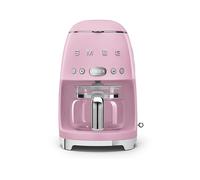 Smeg, Macchina da Caffè Filtro DCF02PKEU, Funzione Aroma e Autostart, Caraffa in Vetro Fino a 12 Tazze, 2 Livelli di Intensità, Modalità Keep Warm, 1050W, Rosa