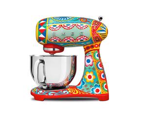 Smeg Dolce&gabbana Sicily is my love, impastatrice planetaria Dolce&gabbana Sicily is my love, impastatrice planetaria