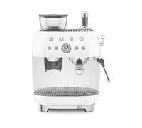 SMEG EGF03WHEU, Compatibile con Grani e macinato, Pressione pompa 15 bar, Potenza 1650 W, Serbatoio acqua 2,4 l