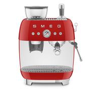 SMEG ESPRESSO MACHINE 50STYLE WITH INTEGRATED GRINDER RED EGF03RDEU