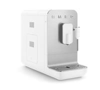 Smeg, Macchina da Caffè Espresso Automatica BCC12WHMEU, Lancia Vapore, Macinacaffè Integrato, Sistema Thermoblock, Serbatoio 1,4L, Cassetto Raccogligocce Rimovibile, Dimensioni Compatte, 1350W, Bianco