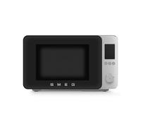 Smeg, Forno a Microonde Combinato MOC02BLMEU, 9 Funzioni e 3 Combinate, 25 Programmi Automatici, Tecnologia Inverter, Sistema Soft Close, Accessorio Griglia Incluso, 2100 W, Nero Opaco