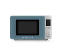 Smeg, Forno a Microonde Combinato MOC02SBMEU, 9 Funzioni e 3 Combinate, 25 Programmi Automatici, Tecnologia Inverter, Sistema Soft Close, Accessorio Griglia Incluso, 2100 W, Blu Tempesta Opaco