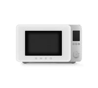 Smeg, Forno a Microonde Combinato MOC02WHMEU, 9 Funzioni e 3 Combinate, 25 Programmi Automatici, Tecnologia Inverter, Sistema Soft Close, Accessorio Griglia Incluso, 2100 W, Bianco Opaco