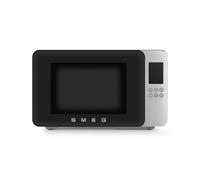 Smeg, Forno a Microonde con Grill MOC01BLMEU, 4 Funzioni e 18 Programmi Automatici, Tecnologia Inverter, Sistema di Chiusura Soft Close, Accessorio Griglia Incluso, 1900 W, Nero Opaco