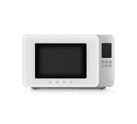 Smeg, Forno a Microonde con Grill MOC01WHMEU, 4 Funzioni e 18 Programmi Automatici, Tecnologia Inverter, Sistema di Chiusura Soft Close, Accessorio Griglia Incluso, 1900 W, Bianco Opaco