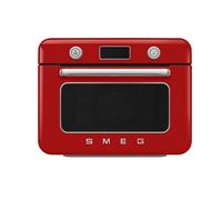 Smeg Forno combinato a vapore da appoggio COF01RDEU finitura rosso da 50 cm