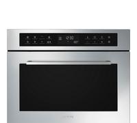 Smeg Forno compatto combinato microonde SF4400MCX1 finitura inox antimpronta da 60 cm