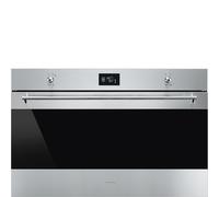 SMEG FORNO INCASSO TERMOVENTILATO DISPLAY 155LT 90CM INOX SF9390X1 NEW