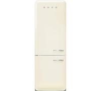Smeg Frigorifero combinato con cerniere a sinistra a libera installazione FAB38LCR6 finitura panna da 71 cm