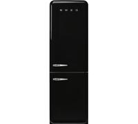 Smeg Frigorifero combinato con cerniere a destra a libera installazione FAB32RBL6 finitura nero da 60 cm