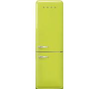 Smeg Frigorifero combinato con cerniere a destra a libera installazione FAB32RLI6 finitura verde lime da 60 cm