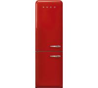 Smeg Frigorifero combinato con cerniere a sinistra a libera installazione FAB32LRD6 finitura rosso da 60 cm