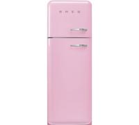 Smeg Frigorifero doppia porta con cerniere a sinistra a libera installazione FAB30LPK6 finitura rosa da 60 cm