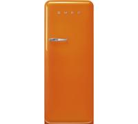 Smeg Frigorifero monoporta con cerniere a destra a libera installazione FAB28ROR6 finitura arancione da 60 cm