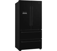 Smeg Frigorifero side by side 2 porte e 2 cassetti a libera installazione FQ55FNDE finitura nero da 84 cm