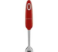 Smeg, Frullatore a Immersione HBF01RDEU, Funzione Turbo e Sistema di Taglio Flowblend, con Impugnatura Antiscivolo, Avvolgicavo Integrato, Accessori Non Inclusi, Potenza 700W, Rosso