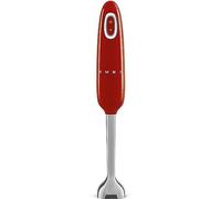 Smeg, Frullatore a Immersione HBF11RDEU, Funzione Turbo e Sistema di Taglio Flowblend, con Impugnatura Antiscivolo, Avvolgicavo Integrato, Accessori Non Inclusi, Potenza 700W, Rosso