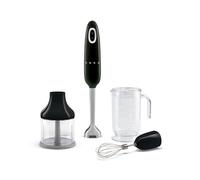 Smeg Frullatore a immersione nero con accessori inclusi Frullatore a immersione Nero con accessori inclusi