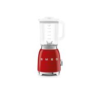 Smeg, Frullatore da Tavolo BLF03RDEU 1,5 L, 4 Livelli di Velocità, 4 Funzioni Smoothie, Pulse, Tritaghiaccio e Auto-Pulizia, Blocco Motore e Tappo Dosatore, Base Antiscivolo, 800W, Rosso