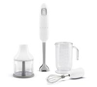 Smeg Frullatore Immersione con Accessori 50's Style - Bianco LUCIDO - HBF03WHEU Smeg