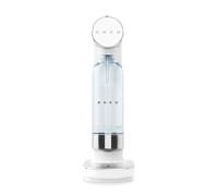 Smeg SKC01WHM Soda Maker, piedini antiscivolo, design salvaspazio, 800 ml, bianco opaco