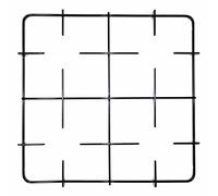 Smeg - Griglia 4 fuochi 460 x 450 mm. in ferro smaltato nero lucido per cucina piano cottura - P5360