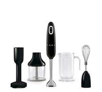 Smeg Frullatore Immersione con Accessori 50's Style – Nero LUCIDO – HBF02BLEU