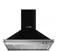 SMEG KD90HNE CAPPA A CAMINO DECORATIVA NERO 90CM 3 VELOCITA' CE.