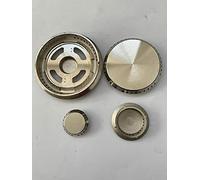 Smeg - Kit 4 spartifiamma cromati colore inox per cucina piano cottura 4 fuochi
