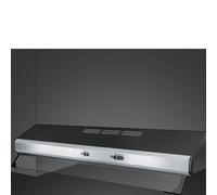 Smeg KSEC91XE3 cappa aspirante Incassato Nero, Acciaio inox 305 m³/h Smeg