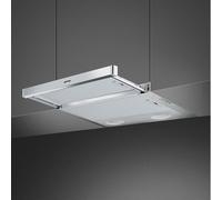 Smeg KSET61E2 cappa aspirante Semintegrato (semincassato) Argento 310 m³/h