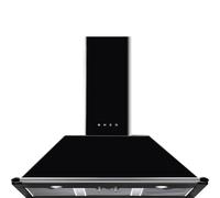 Smeg KT100BLE Cappa a parete filtrante cm. 100, Colore nero