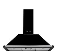 SMEG KT90BLE CAPPA DECORATIVA A MURO VICTORIA 90CM NERO 4 VELICIT