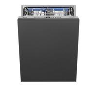 Smeg Lavastoviglie STL323BL 3 Acciaio Inossidabile Incasso 1 Litro 3kg 2dB Sistema di Riduzione del Suono Compatto per Piatti e Bicchieri quotidiani