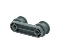 Smeg Lavastoviglie, supporto per mano sinistra e ruota, modello 698412505, grigio, efficienza energetica, finitura in acciaio inox