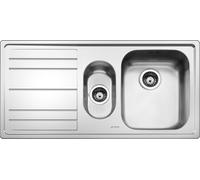 Lavello Smeg LE102S2 inox 1 + 1/2 vasca con gocciolatoio sinistro 100x50 cm.