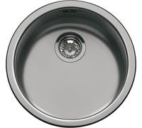 Lavello incasso monovasca rotondo nero opaco 43.7x43.7 - Smeg 10I3PN