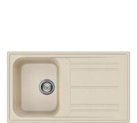 Smeg Lavello ad una vasca con gocciolatoio LZ861AV2 finitura avena da 86 cm