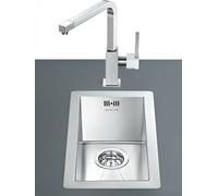Smeg Lavello Cucina 1 Vasca incasso inox filotop flat 26.7x46.4 cm VQ20